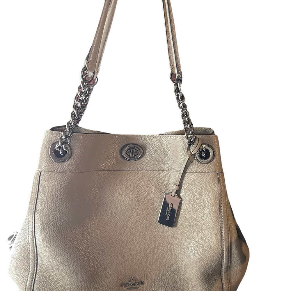 Coach Tan Leather Purse